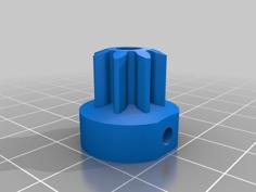 Ultimaker Feeder Gear Mod (w Straght Teeth) 3D Printer Model