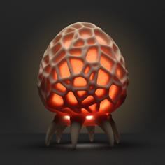 Young Сthulhu Lamp 3D Printer Model