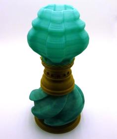 Victorian Hurricane Lamp 3D Printer Model