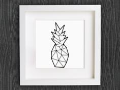 Customizable Origami Pineapple 3D Printer Model