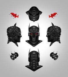 Zortrax Superhero Mask (batman Beyond) 3D Printer Model