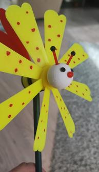 Wind Spinner Bee 3D Printer Model