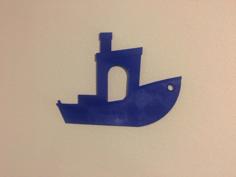 Benchy 2D Wall Art 3D Printer Model