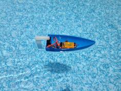 Simple RC Boat 3D Printer Model