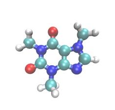 Caffeine Molecule 3D Printer Model