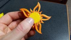 Sun Spinner (No Bearings) 3D Printer Model