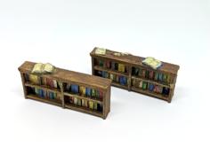 Bookcases For Gloomhaven (Remix) 3D Printer Model