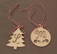 Personalized Holiday Decorations And Gift Tags 3D Printer Model