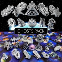 GHOSTS PACK 3D Printer Model