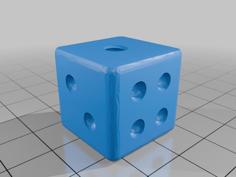 Dice Presta Valve 3D Printer Model