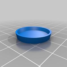 25mm Base For Miniatures 3D Printer Model