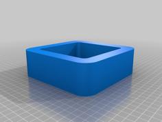 Cube Floating Shelf 3D Printer Model