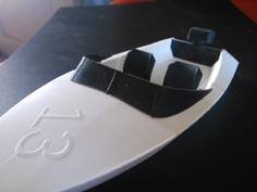 Customizable Motorboat Toy Kit PM88 3D Printer Model