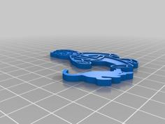 Luck Perk Pin 3D Printer Model