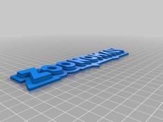 Zoonomaly Logo 3D Printer Model