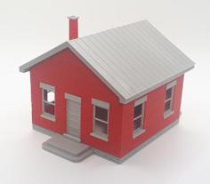 HO Scale Yard Office 3D Printer Model