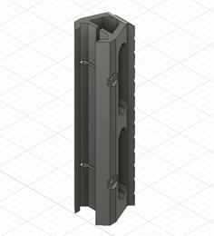 Picatinny Rail 3D Printer Model