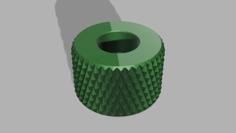 Knurled Screw Knob For Cylinder Socket Head Screw 3D Printer Model