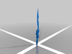 Lightning Sword Final Fantasy 3D Printer Model