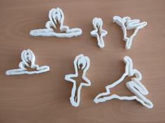 Ballerina Cookie Shaper – Different Shapes And Sizes 3D Printer Model