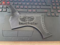 Beard Profiler Stencil – Pochoir Pour Barbe 3D Printer Model