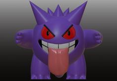 Gengar 3D Printer Model