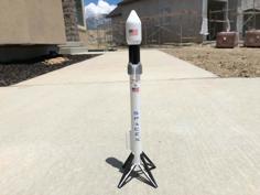 Falcon 9 Model Rocket 3D Printer Model