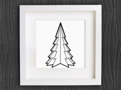 Customizable Origami Christmas Tree 3D Printer Model