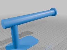 Toilet Paper Holder Screw-less (easy Fixation) 3D Printer Model