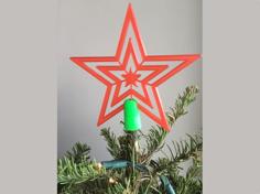 Xmas Tree Top (star) 3D Printer Model