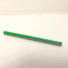 Metric Ruler For Keychains 3D Printer Model