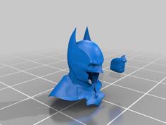 Bat Man Arkham Origins Helmet 3D Printer Model