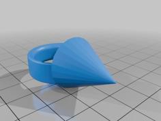 Spike Ring 3D Printer Model