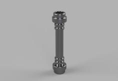 Perfect Scaled Lego Double-bladed Lightsaber Hilt 3D Printer Model