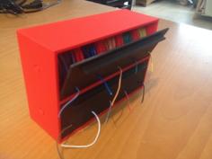 Customizable Wire Spool Holder Box / Dispenser 3D Printer Model