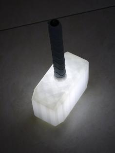 Thor’s Hammer Mjolnir Lamp 3D Printer Model