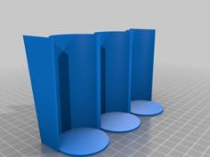 Poker Chip Tray (optional Initials) 3D Printer Model