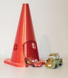 Cars Cozy Cone Car Garage 3D Printer Model