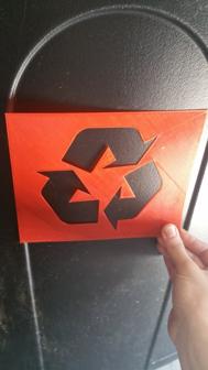 Recycle Stencil 3D Printer Model