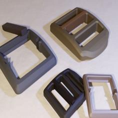 Belt Buckle With Removable Bar 3D Printer Model