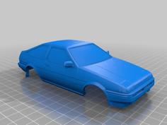 OpenZ V16 Toyota AE86 Sprinter Trueno 90mm Wheelbase 3D Printer Model