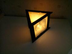 Photophore Triangle Candle (lithophane) 3D Printer Model