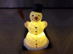 Snowman 3D Printer Model