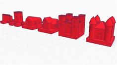 Castle Building #Chess Set 3D Printer Model