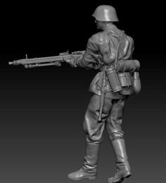 German MG Gunner 3D Printer Model