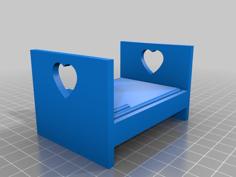 Bed For Doll House (sylvania Families) 3D Printer Model