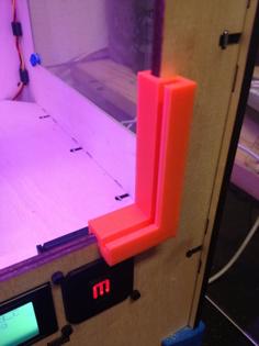 Makerbot Replicator Panel Holder 3D Printer Model