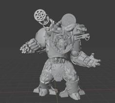 Iron Warrior Inspired Oblitorator 3D Printer Model