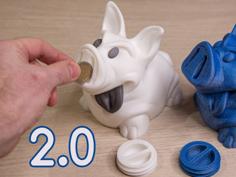 Piggy PiggyBank 3D Printer Model