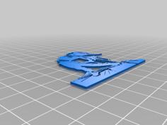 Graffiti Break Dancer Wall Art 3D Printer Model